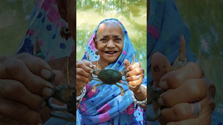 Delicious Crab curry..Cooking by 85 years old grandmother..#food #recipe #crab #cooking #fish #chef