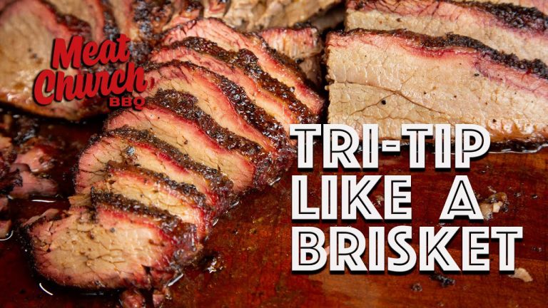 Tri Tip smoked like a brisket