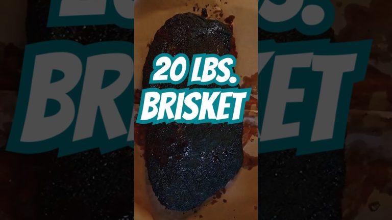 20 LBS USDA Prime Brisket #Shorts #bbq #brisket