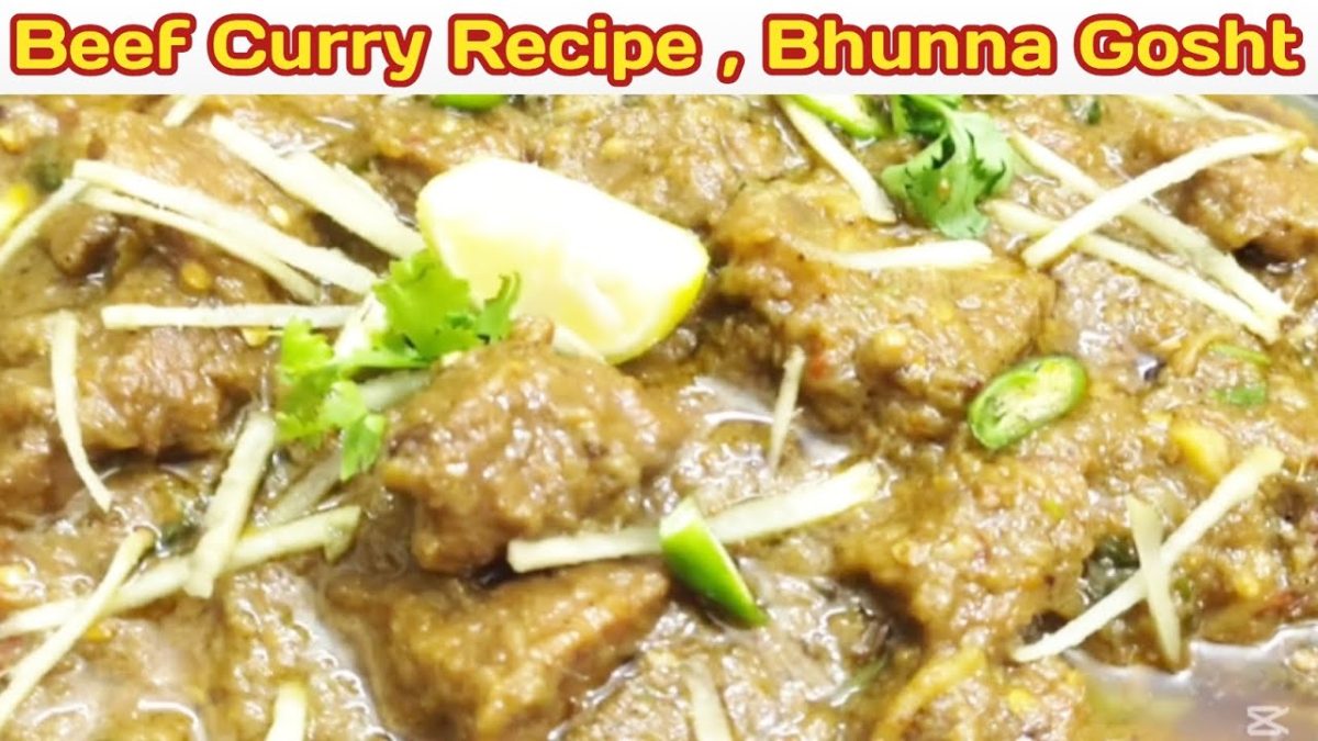 Beef Curry Bhunna Gosht Recipe by SeemeAnsari | Easy & Quick Idea For Sehar & Dinner | Beef Recipe |