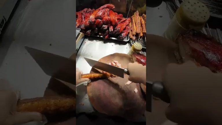 Selling roast wax gourmet barbecue process