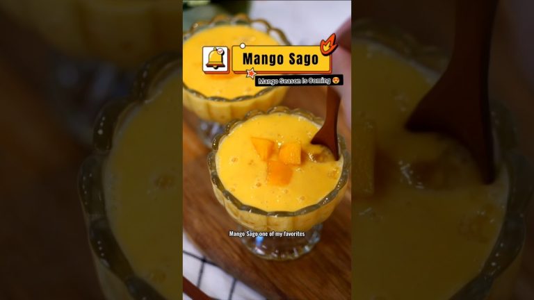 Mango Sago 😍 ever tried??? #mangolove #mangolover #mangosweetrecipe