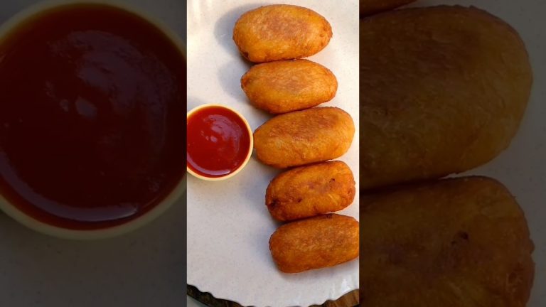 Potato Bread Roll Recipe | Easy And Delicious  #shorts #potato #potatoes #potatorecipe #bread