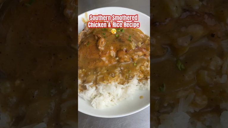Southern Smothered Chicken & Rice: Flavorful Comfort Food You Can't Resist