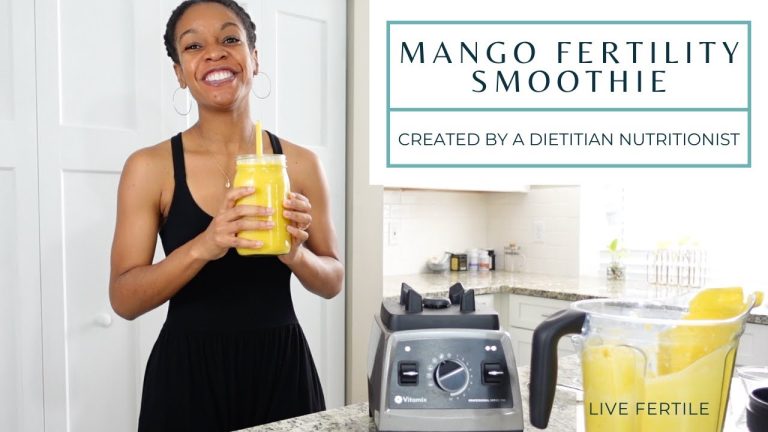 Fertility Smoothie Recipe | Mango and Butternut Squash Fertility Smoothie