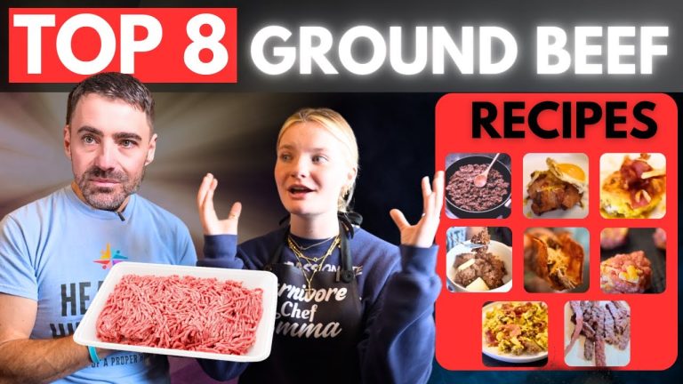 Our Top 8 Carnivore GROUND BEEF Recipes (Cheap!)