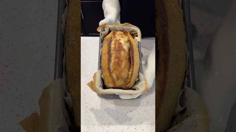 Shaping and baking Sourdough cinnamon sandwich bread #sourdough #shorts