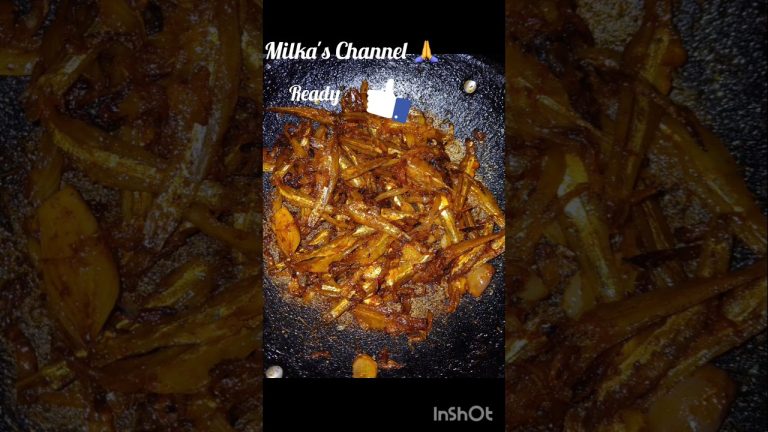 😋👌Crispy and Crunchy nethili dry fish fry Recipe 😋👉# Milka's Channel 🙏