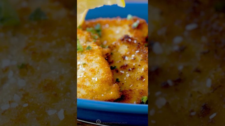 Crispy Chicken Schnitzel –  Juicy, Crunchy & So Easy! #shorts