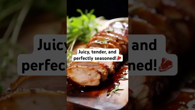 EASY Oven Baked Pork Loin Recipe! (Ready in 40 Minutes)