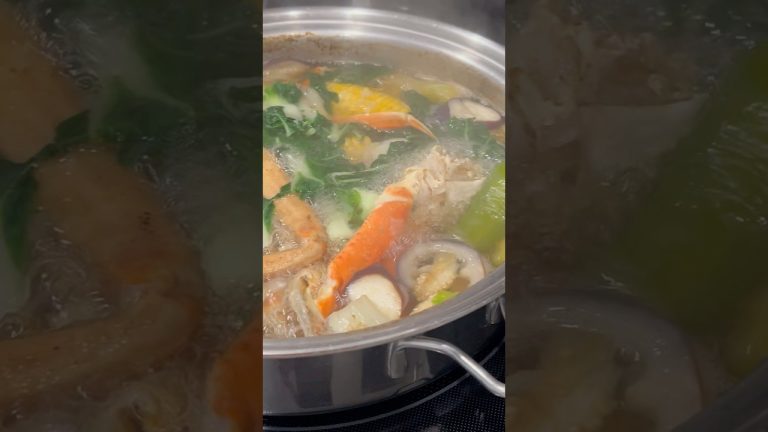 One Of My Favorite Seafood Recipes #seafoodsoup #vegetableseafoodsoup #sodelicious #yummyfood