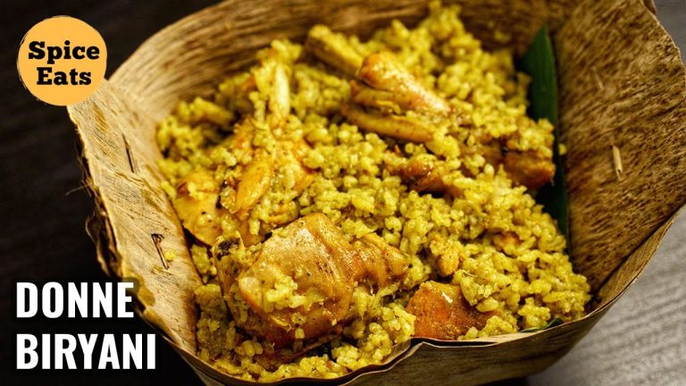 CHICKEN DONNE BIRYANI | DONNE BIRYANI RECIPE | HOW TO MAKE DONNE BIRYANI