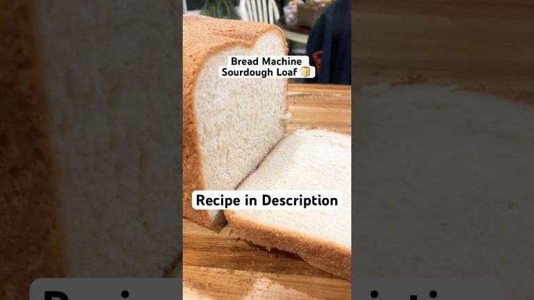 Bread Machine Sourdough Sandwich Bread Recipe #easysourdough #sourdoughbread #breadmachine