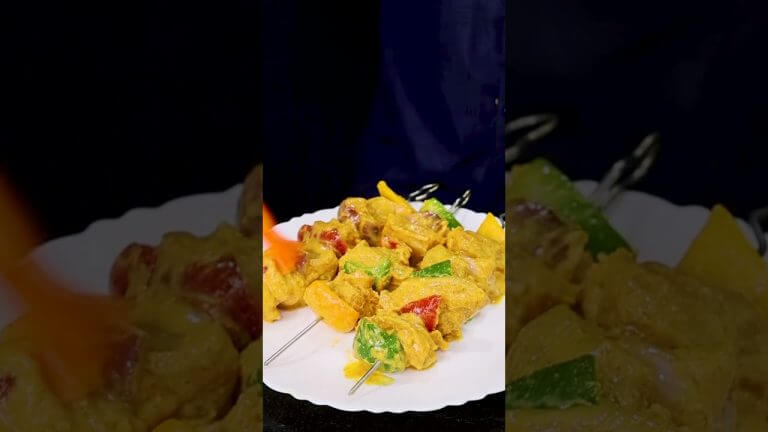 Chicken tikka kabab#asmr#shorts