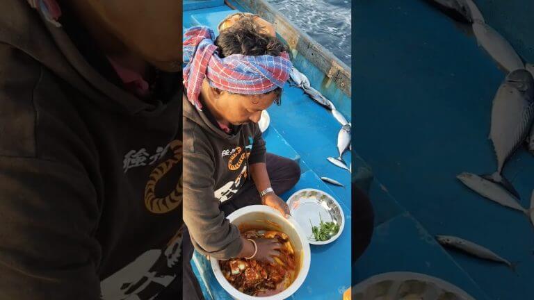 Fish curry preparing #seafood#fishing  #fish #food#livefishing #fisherman