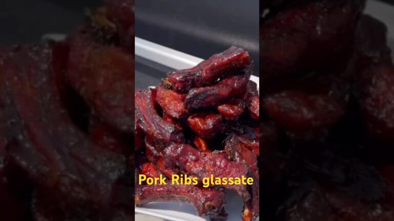 Pork Ribs glassate #bbq #food #carne #recipe #braces #cucina