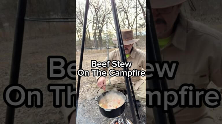 👀🔥Beef Stew on the Campfire🔥