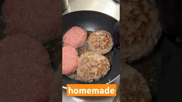 Japanese Homemade Hamburger Steak #japanesehomecooking #cooking #meat