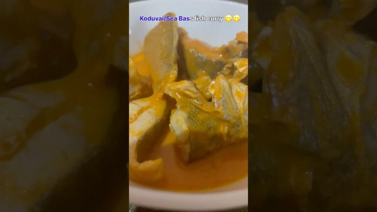 Sea Bass fish curry | Koduvai Fish sambar | Koduva | Kalanji | Barramundi | Pandugappa #fishcurry