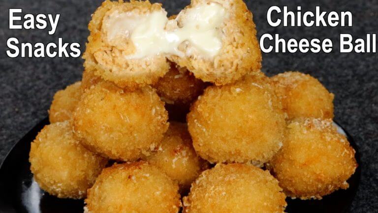 Chicken Cheese Balls Recipe | Easy Homemade Snacks Recipe | Chicken Potato Snacks