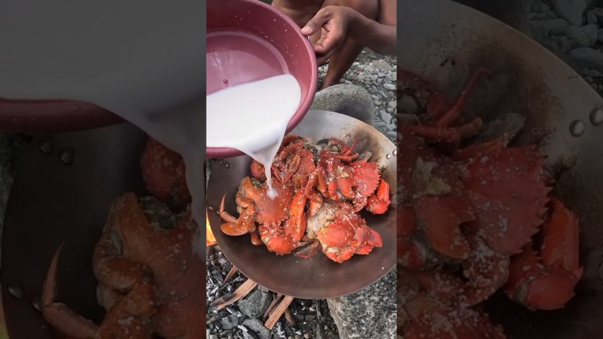CREAMY Coconut Milk Crab Recipe 🥥🦀 | Unique Asian Fusion Seafood Creation!