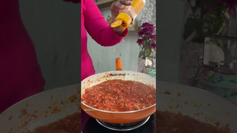The BEST Pizza Pasta Sauce Recipe🍝🍕