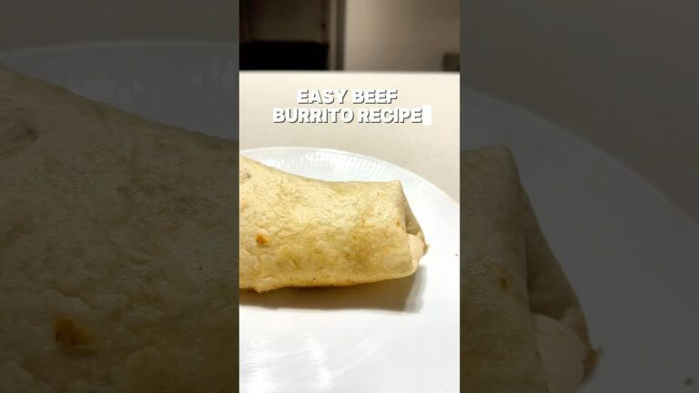 Beef Burrito 🌯 #burrito #beef #easyrecipe #asmrcooking #asmrsounds #protein #shortsviral #shorts