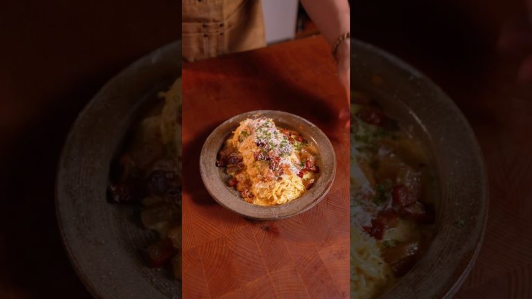 KARIbonara 🍝 #carbonara #shorts