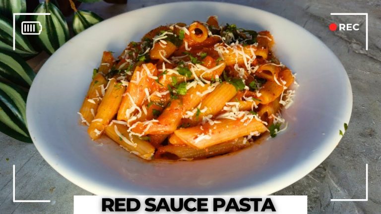 Red Sauce Pasta Recipe 🍝| Resturant style red sauce pasta | make pasta easily at home
