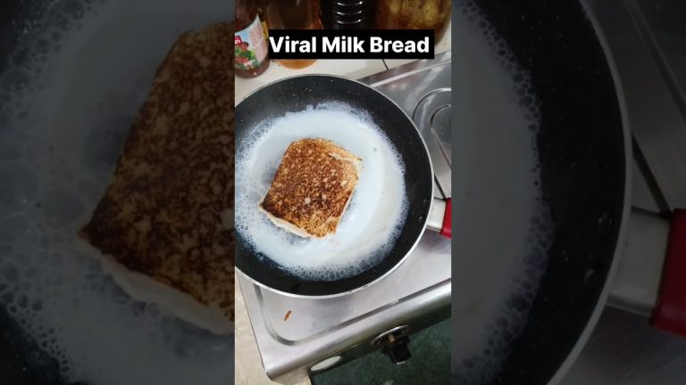 Trending Viral Milk Bread Recipe Hack #shorts #milkbread #bread #youtubeshorts #streetfood #food
