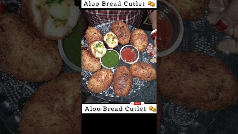 Crispy Potato Cutlet🧆 I Bread cutlet recipe #viral #ytshorts #shorts #breadrecipe #breadcutletrecipe