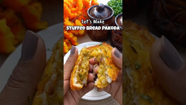 Bread Pakoda Recipe 😍 #breakfast #cooking #breadpakoda #recipe #foodiefromgwalior