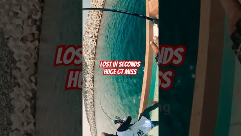 Lost in Seconds ! Big GT Big Popper #fishing #seafood #fish #seafoodrecipes #giantfish #viralshort