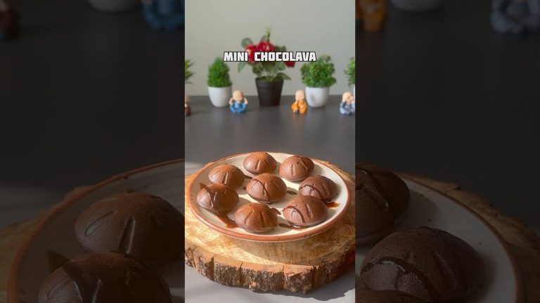 Trending recipe of mini chocolava cake #shorts #chocolate #dessert #recipe