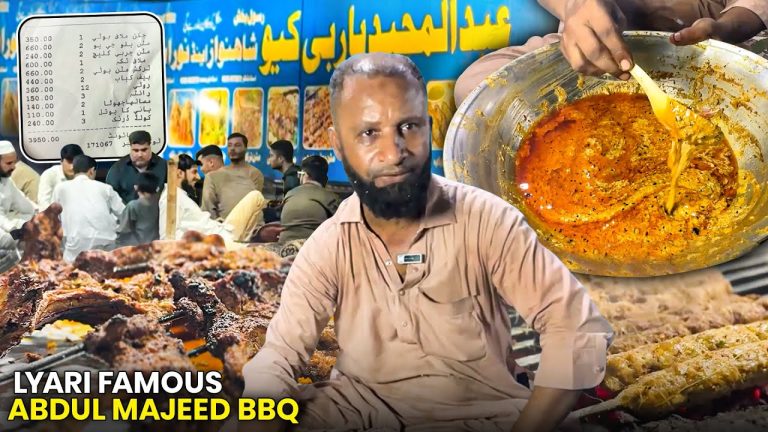Lyari Famous Abdul Majeed BBQ Urf Shanu | Uzair Sakrani