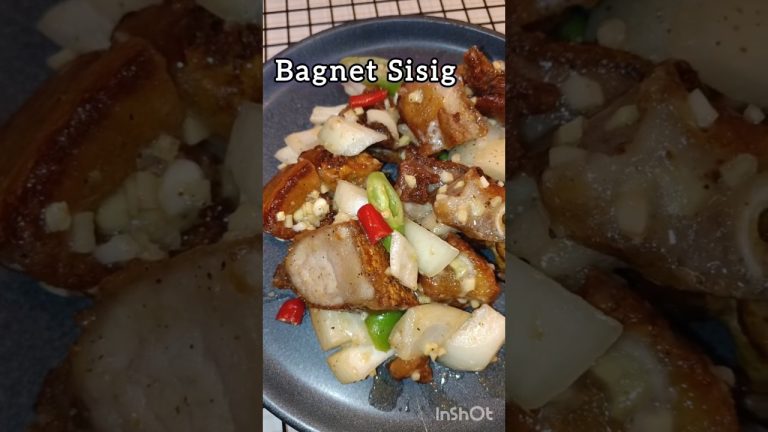 Try These Bagnet Sisig, extra rice please! #food #cooking  #shorts