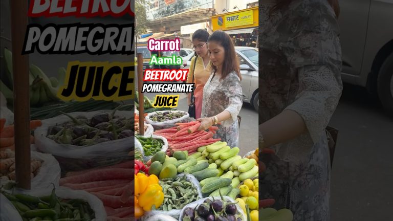 For skin glow, immunity boost and detox – carrot aamla beetroot pomegranate juice – have it daily