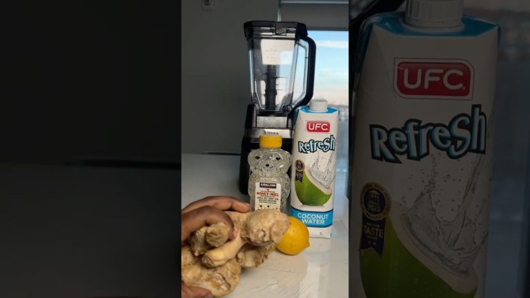 Warning this shot is not for the weak!🔥#smoothiechallenge #gingershot #immunityboost #healthydrink