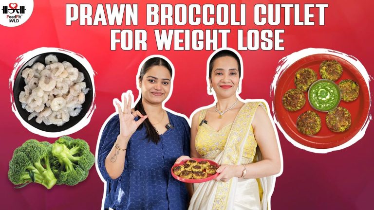 Broccoli for Weight Loss | Prawns Cutlets Recipes | Fat loss Seafood Recipe | Indian Diet by Richa