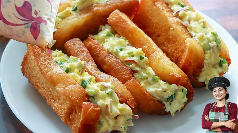 മുട്ടയും ബ്രെഡും കൊണ്ട് നോമ്പുതുറക്കായി ഏറ്റവും എളുപ്പത്തിൽ🤤 Fried Sandwich👌| Egg Bread Sandwich