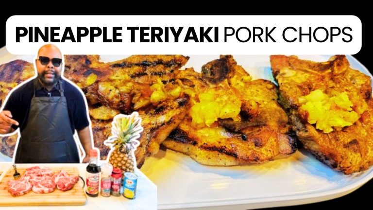 My Husband’s Pineapple Teriyaki Pork Chops – Juicy & Addictive! #cooking