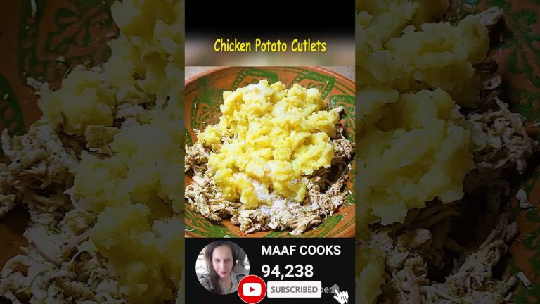 Chicken Potato Cutlets | Ramzan Special Recipe #shorts #food #recipe #youtubeshorts #ytshorts