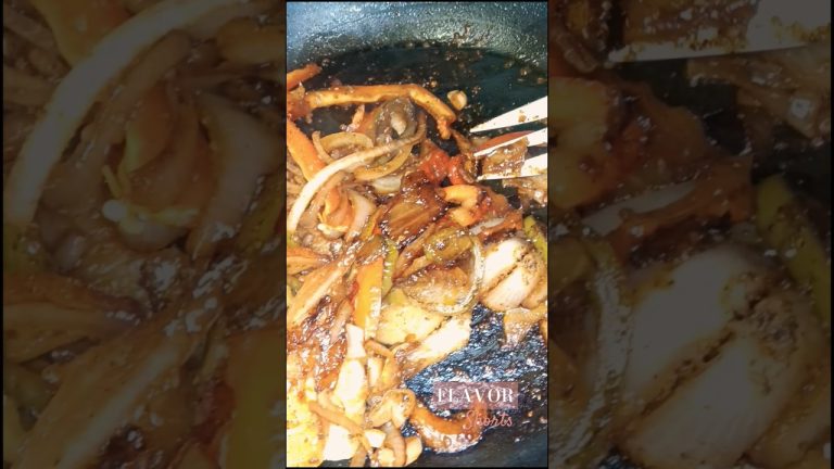 FLAVOR #shorts #sauteedvegetables #rice n #steak #fyp #asmrcooking