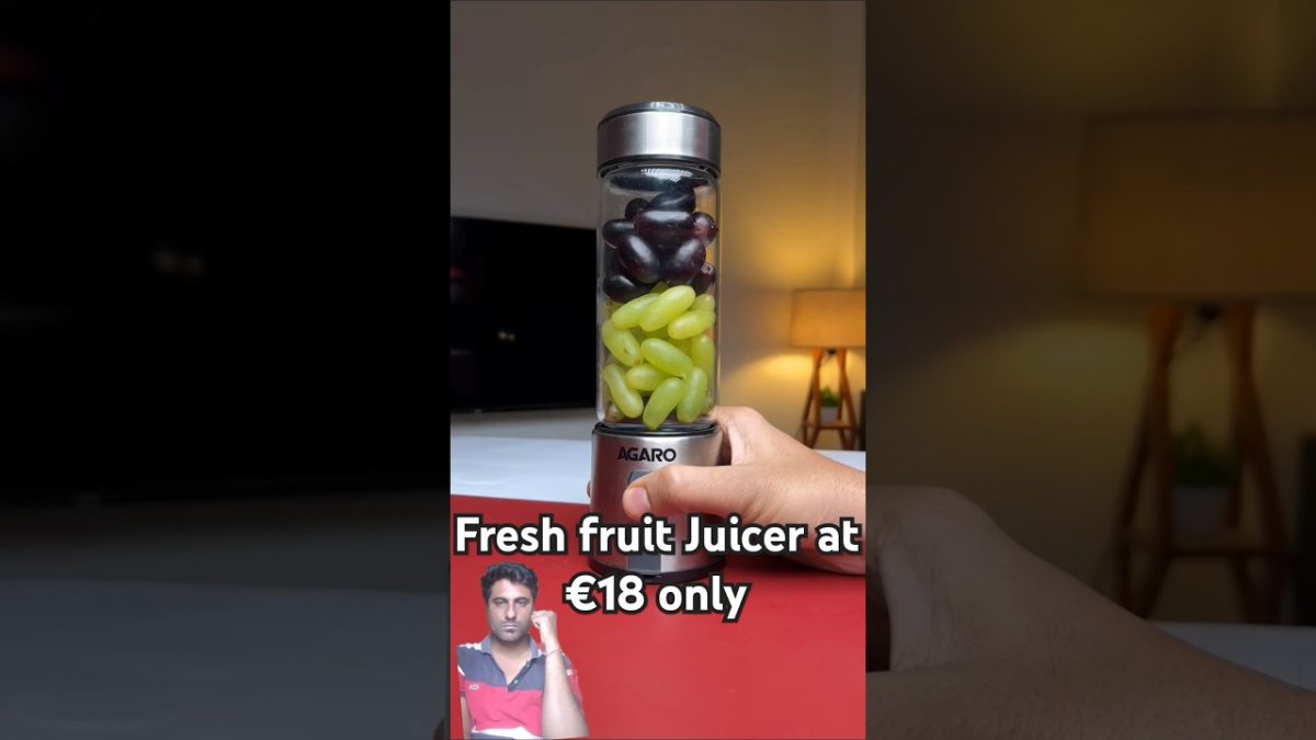 🍇Fresh fruit juicer at €18 only for healthy diet. #shorts #dietdrink #dietplan #asmr #dietingtips