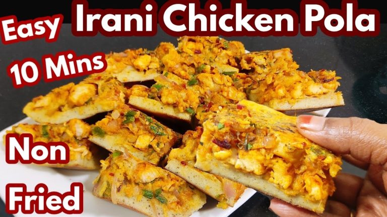 Irani Chicken Pola – Non Fried Iftar Recipes  / Easy Iftar Recipes / Healthy Iftar Recipes / Snacks
