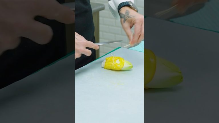 Michelin-star scallops with endives recipe ⭐️