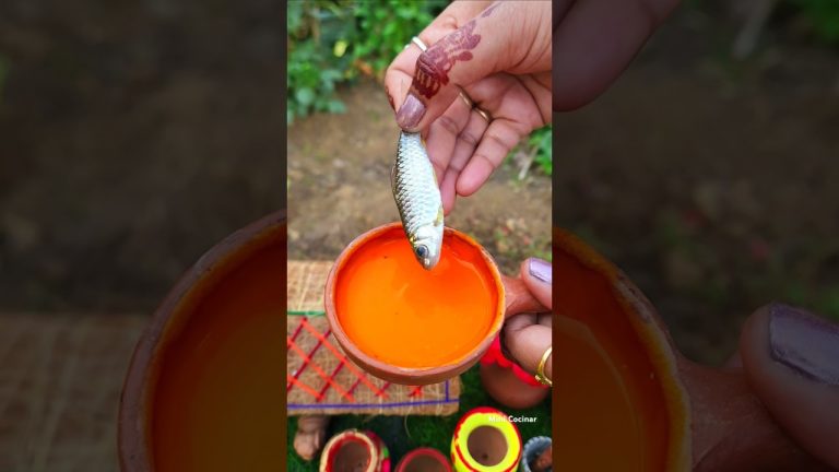 Small Fish Recipe 🐠😋#shortsvideo #youtubeshorts #minicocinar