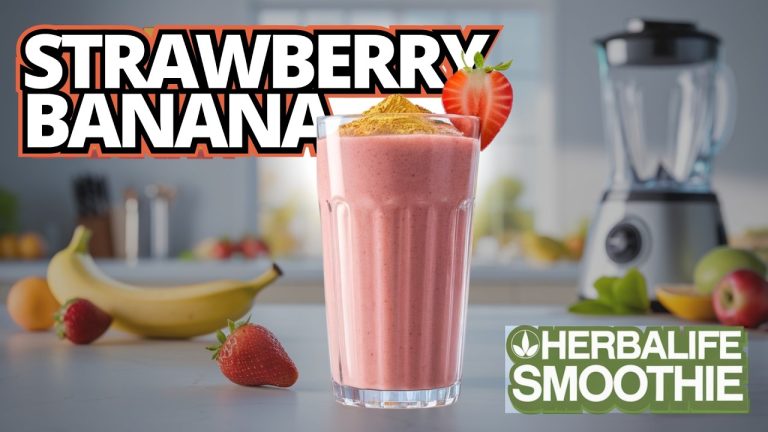 Create a Delicious Strawberry Banana Protein Smoothie in Minutes!