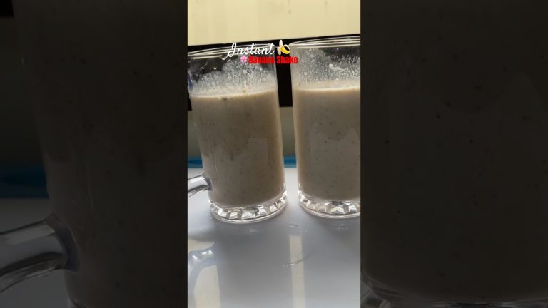 Healthy & Instant Banana Shake #banana #shake #bananashake #trending #youtubeshorts #cooking #recipe