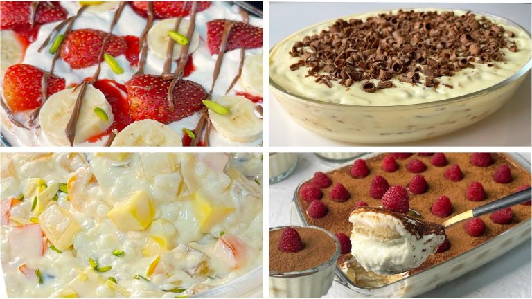 4 Easy Dessert Recipes That any one can make in Minutes 😍